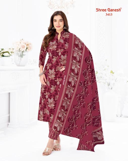 Shree ganesh samaiyra vol 24 wholesale cotton dress material in surat